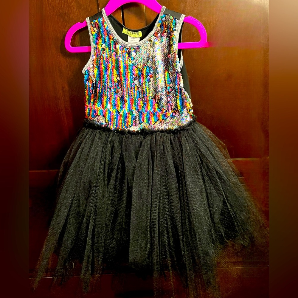 Fancy sequin and tutu dress,